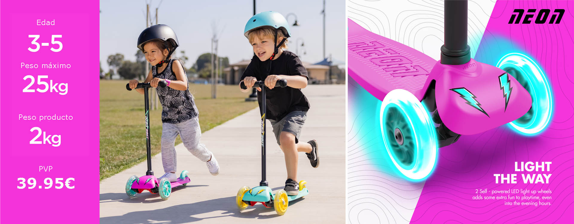 patinete tres ruedas yvolution